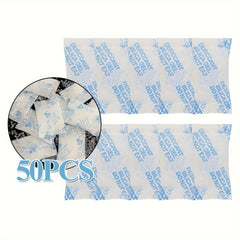 50-100pcs Reusable Silica Gel Packets Desiccant For Food Storage