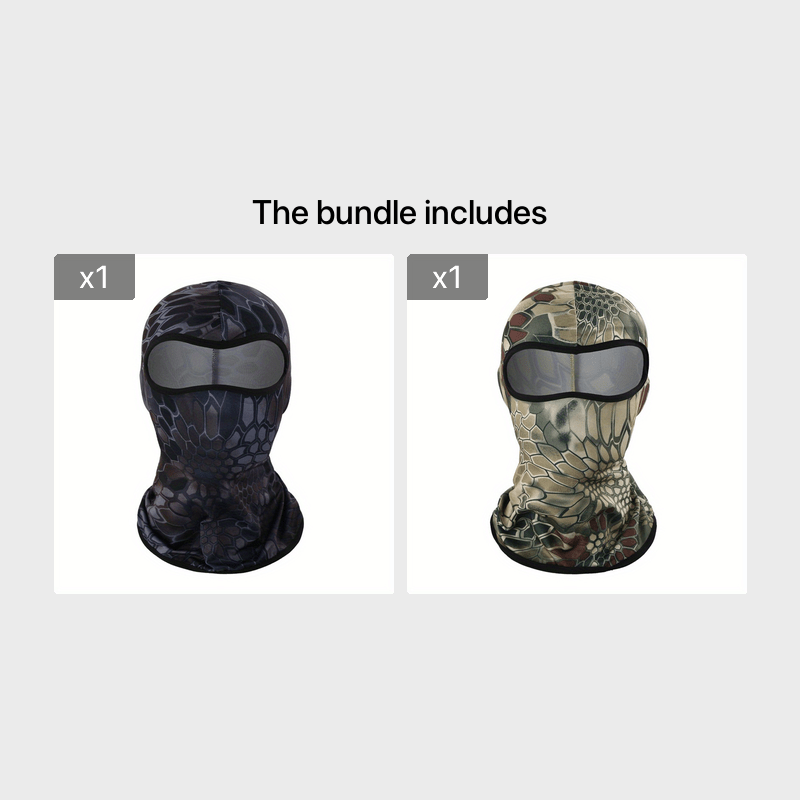 Camouflage Balaclava Hooded Face Mask Outdoor Sports