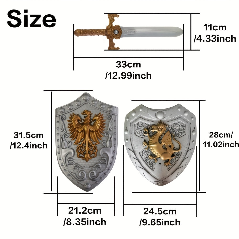 Knight Dragon Shield - Halloween Costume Accessory