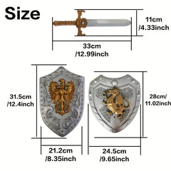 Knight Dragon Shield - Halloween Costume Accessory