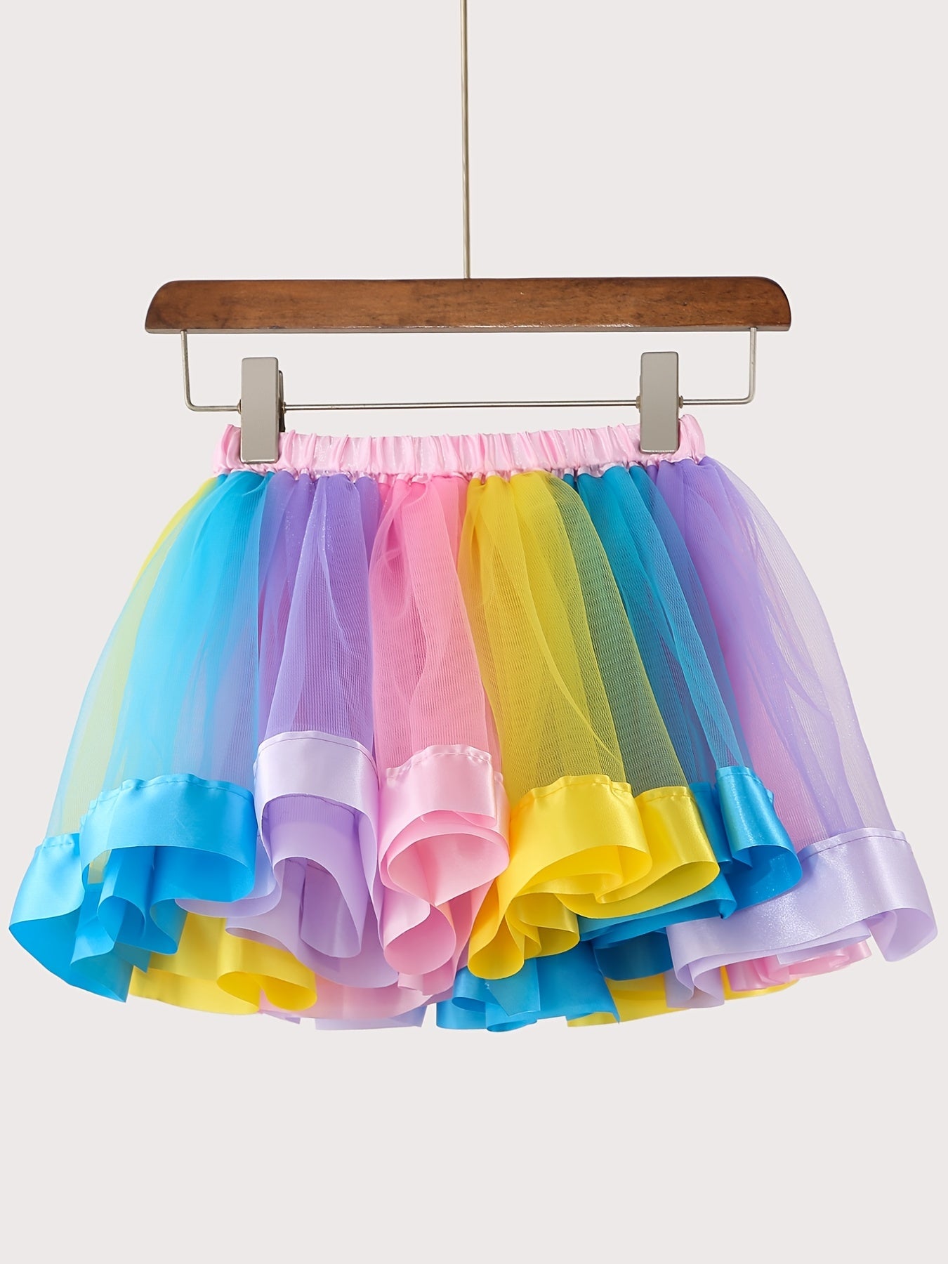 Girls Block Party Skirts Birthday Dress Festive Costume