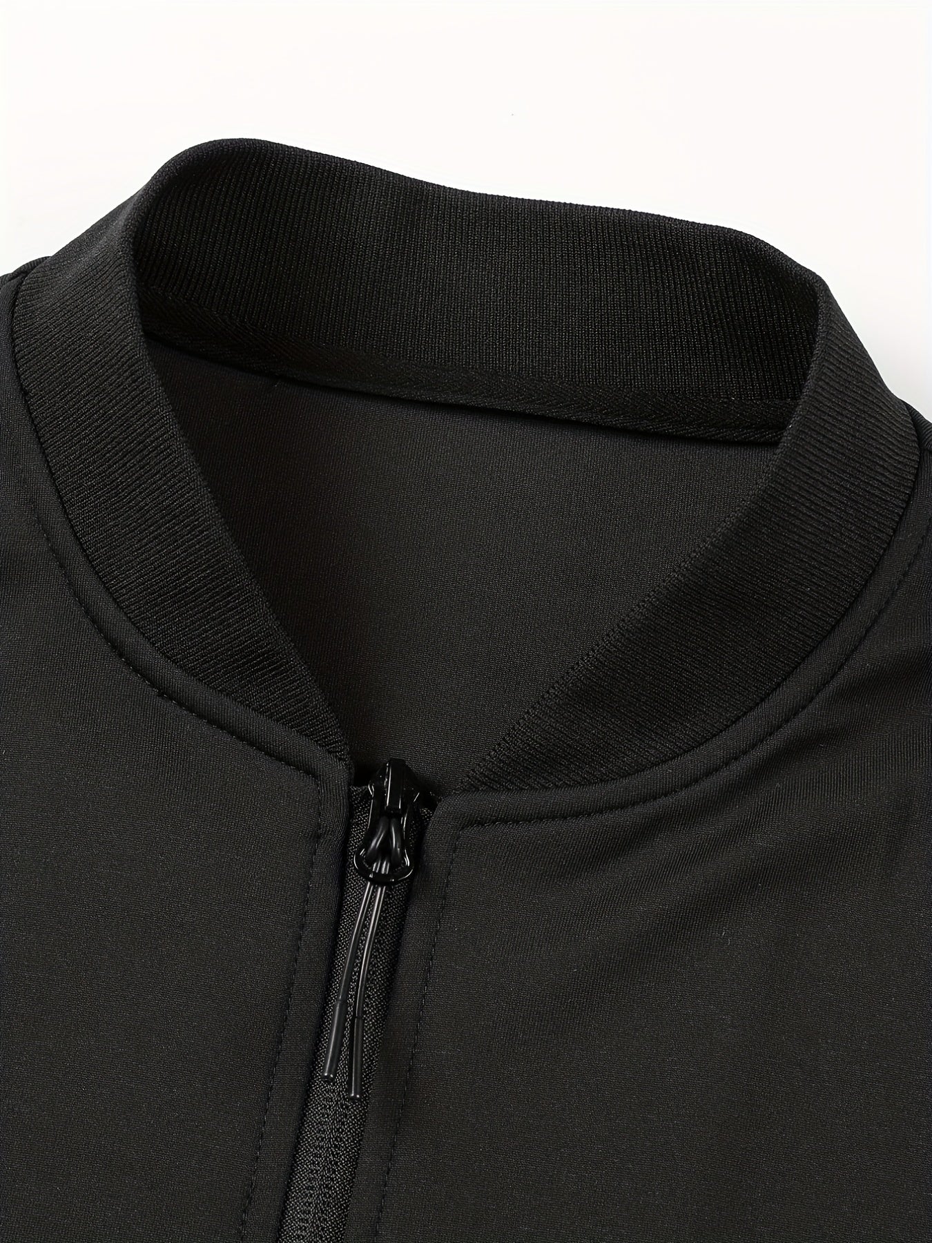 Men's Solid Sport Baseball Jacket Casual Coat Spring Autumn