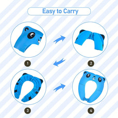 Kids Foldable Toilet Training Seat w/ Anti Slip Pads & Carry Bag