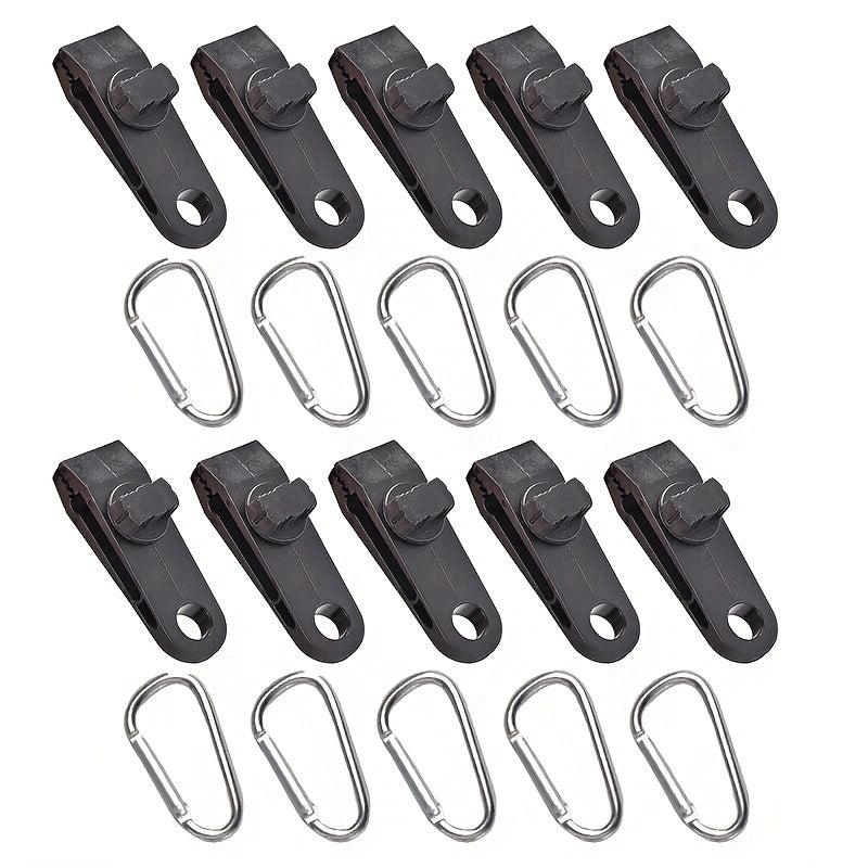 5pcs Large Fixed Tent Clips Canopy Windproof Rope Plastic Buckle