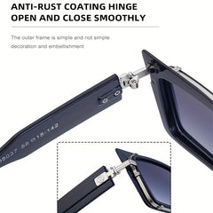 Men's Anti-UV Sunglasses High-End Leopard Print Casual Glasses