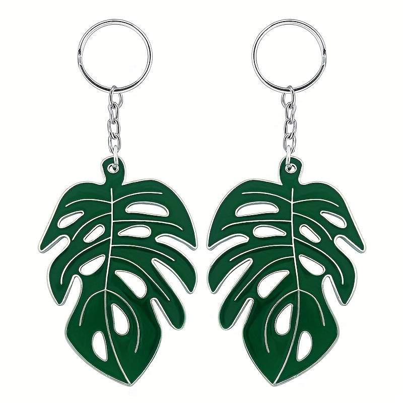 Leaf Shape Keychain Pendant Bag Ornament Accessories