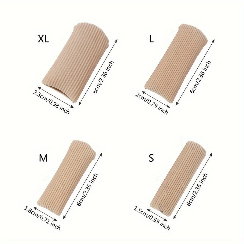 2pcs Moisturizing Toe Sleeves Anti-wear Foot Protective Sleeve