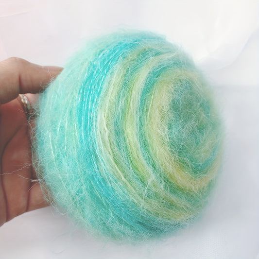 Colorful Mohair Wool for DIY Knitting Soft Gloves Hat Coat Scarf Doll Bag