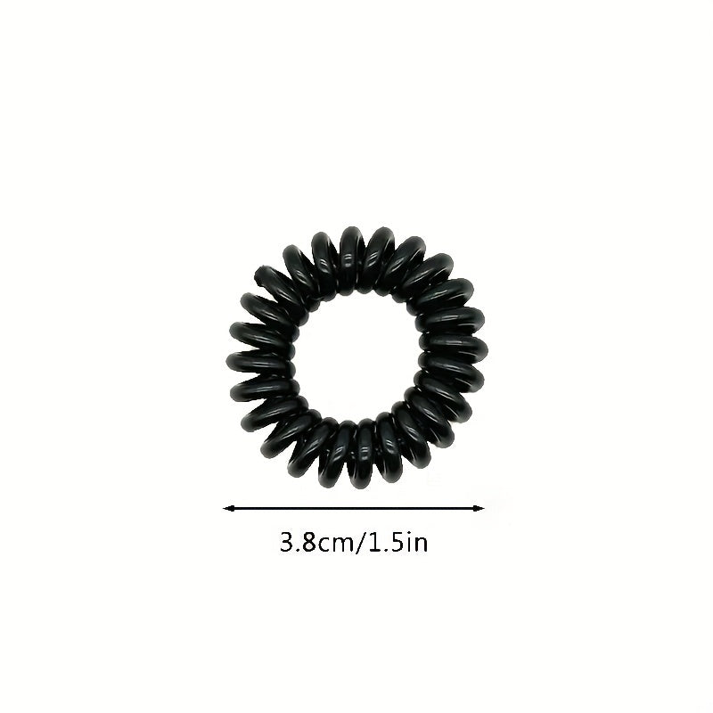 9pcs Spiral Hair Tie Ponytail Hair Rope Hair Tie Female Hair Accessory