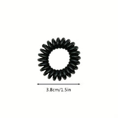 9pcs Spiral Hair Tie Ponytail Hair Rope Hair Tie Female Hair Accessory