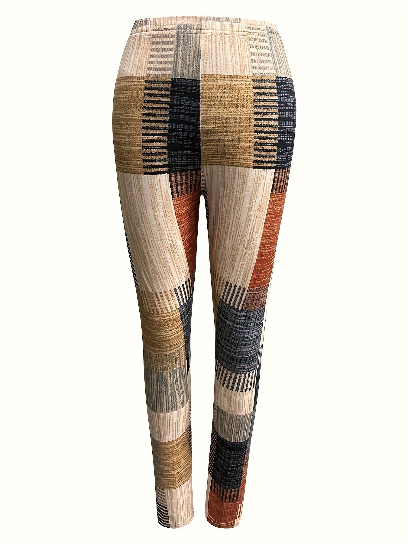 Block Stitching Sports Casual Leggings Women's Clothing