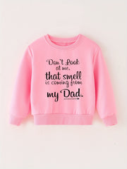 Baby Round Neck Sweatshirt Long Sleeve Pullover