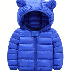 Boys Warm Coat Hooded Zipper Winter Jacket