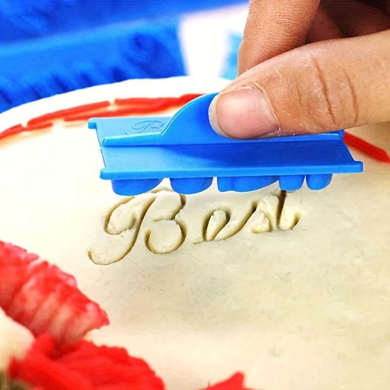 6pcs Cake Baking Molds Alphabet Letter Words Cookie Press Stamp