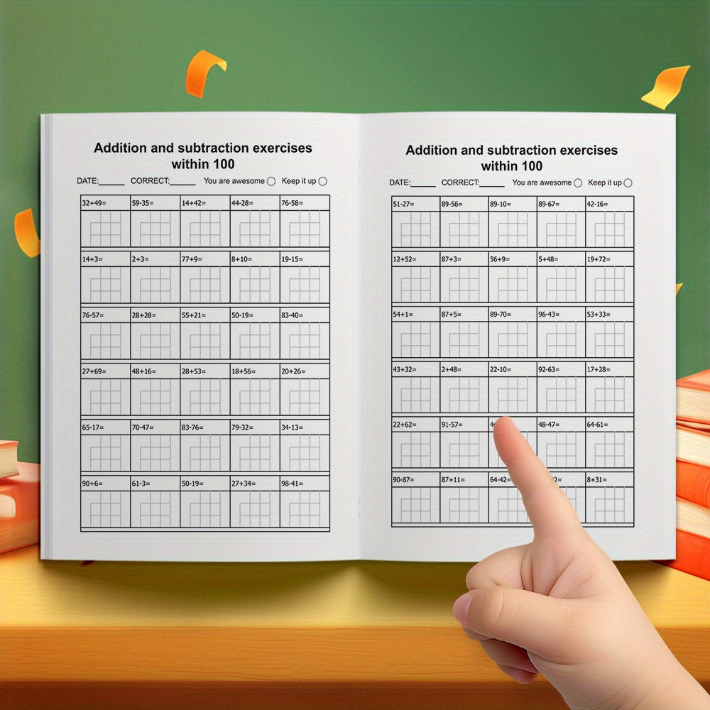 Addition & Subtraction Workbook: School & Home Learning
