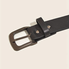 Unisex Pin Buckle Rivet Belt PU Leather Casual Jeans Pants Belt