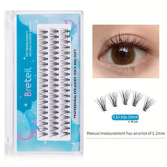 60 Thick & Curl Fishtail Individual False Eyelashes