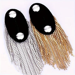 Glass Tassel Epaulettes for Men's Suits
