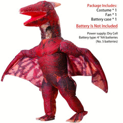 Adult Pterosaur Inflatable Dinosaur Costume Role Playing Polyester Pterosaur
