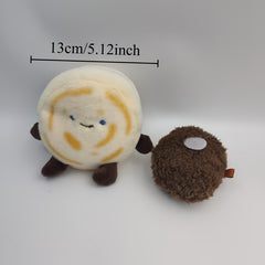 Cute Roujiamo Doll Soft Plush Hamburger Home Decor