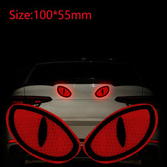 2Pcs Reflective Car Stickers for Enhanced Visibility & Safety