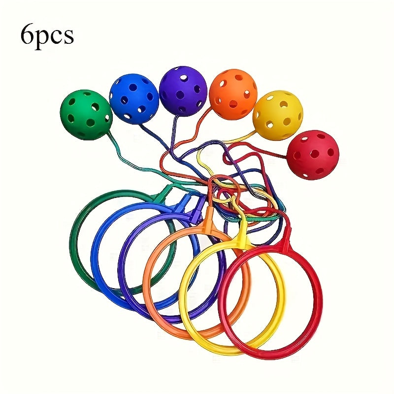 6 Colorful Bouncing Ball Set Foot Kick Lemon Balls