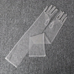 Sheer Mesh Gloves for Weddings & Events - Sexy Bridal Accessory