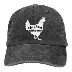 Men Vintage Adjustable Funny Chicken Whisperer Horse Cowboy Hat