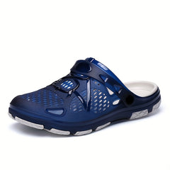 Men's Lightweight Comfy Clogs Hollow Out Non Slip Garden Shoes
