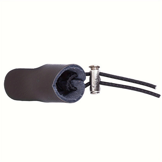 Archery Finger Tab PU Leather Longbow Recurve Bow Thumb Ring