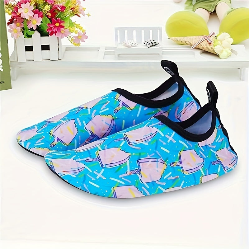 Cartoon Slip On Slippers Lightweight Quick Drying House Shoes For Girls