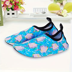 Cartoon Slip On Slippers Lightweight Quick Drying House Shoes For Girls