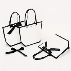 5pcs Party Tote Bags with Handles for Birthdays & Holidays