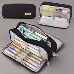 Pencil Case Large Capacity Pouch for School Office Supplies