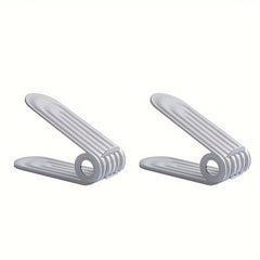 Adjustable Shoe Slot Organizer Plastic Shoe Rack Double Layer