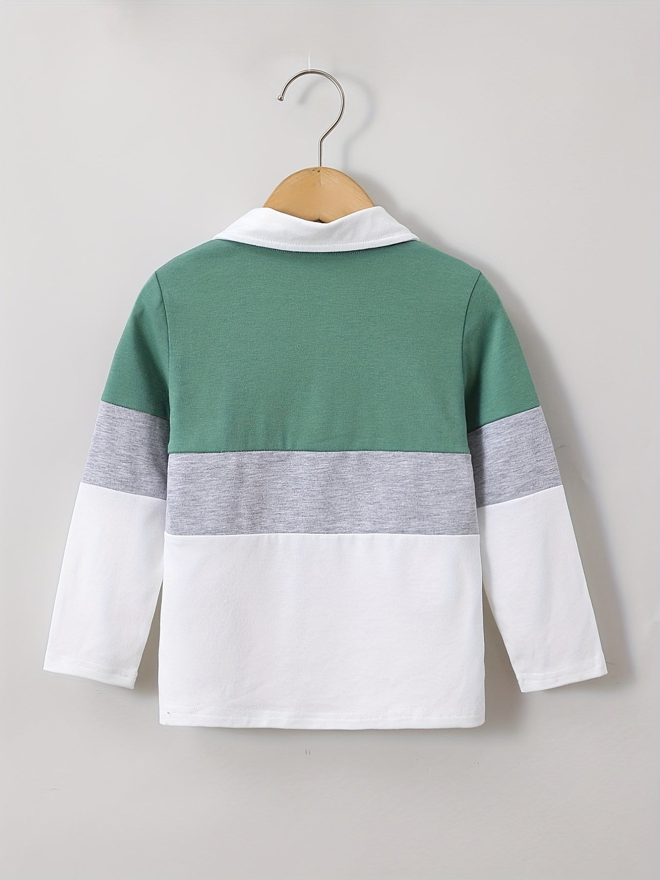 Boys Block Long Sleeve Tops
