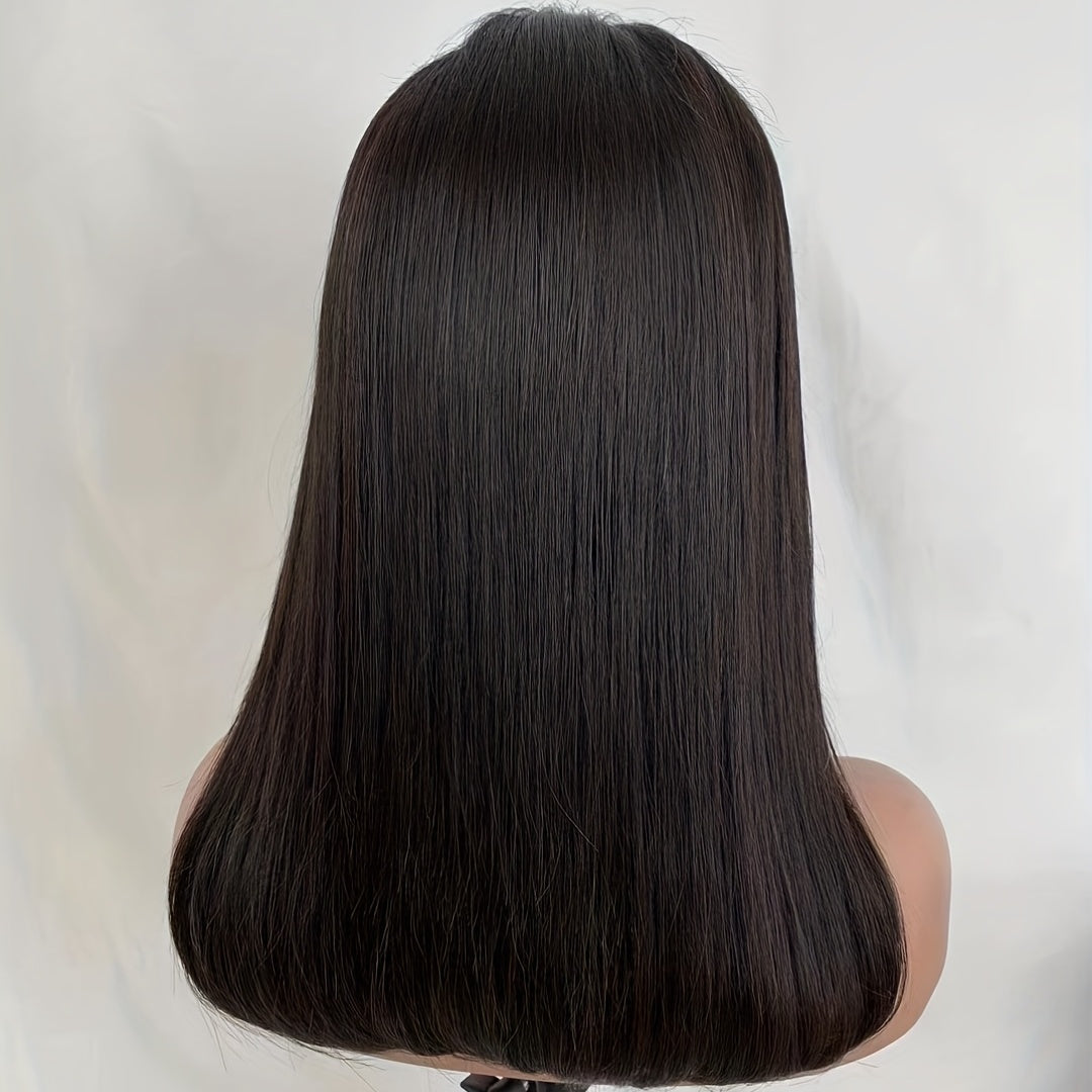 150 Density Short Bob Cut Lace Front Human Hair Wig