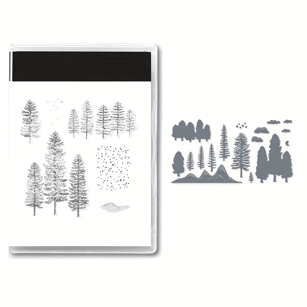 Forest Metal Cutting Dies And Stamps for DIY Scrapbook Decorative Craft