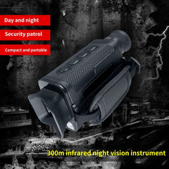 8X Monocular Night Vision Device Infrared Digital Full 300M Handheld