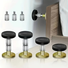 4pcs Headboard Limiters Wall & Bedside Anti-Shaking Fixators for Beds & Tables