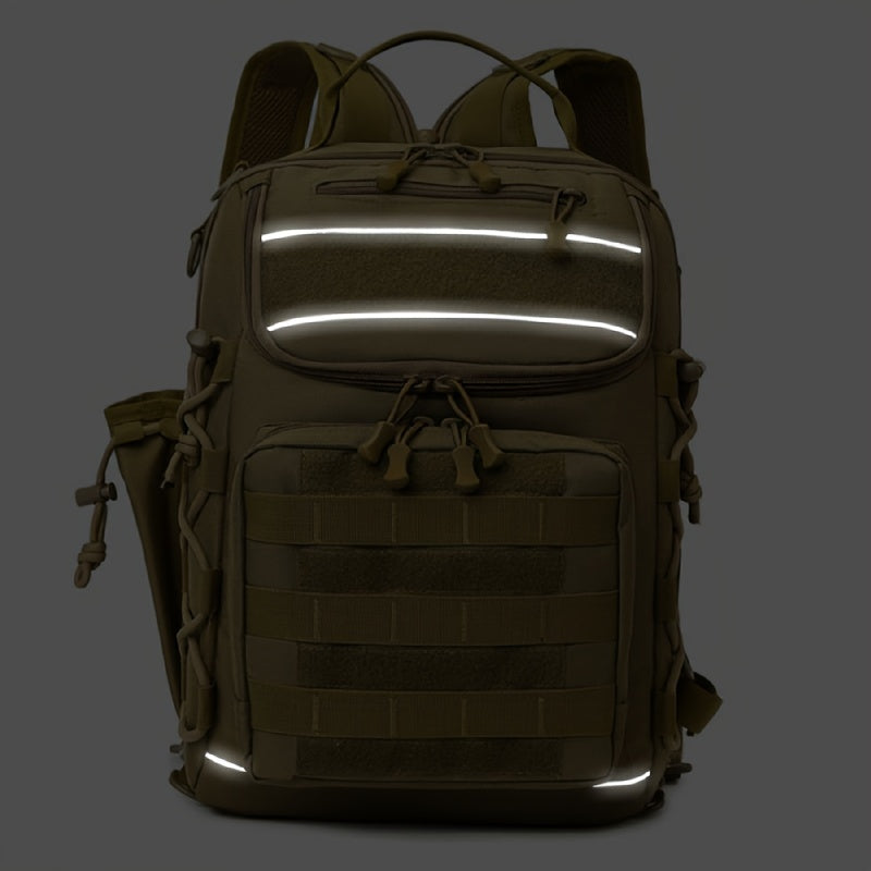 Large Capacity Fishing Backpack Water Resistant Tackle Box Storage Bag