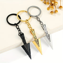 Small Rapier Metal Keychain for Men Backpack