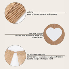 Burlap Personality Party Banner for Special Occasions