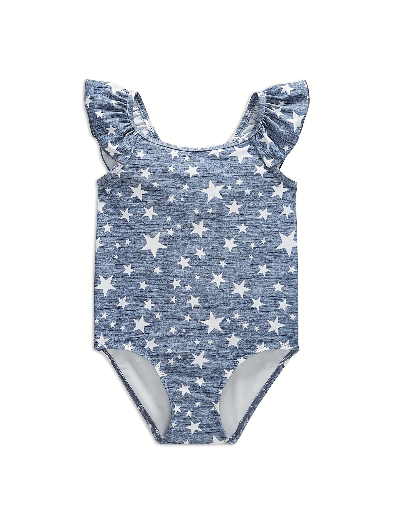 One Piece Landubi Little Star Print Girls Swimsuit