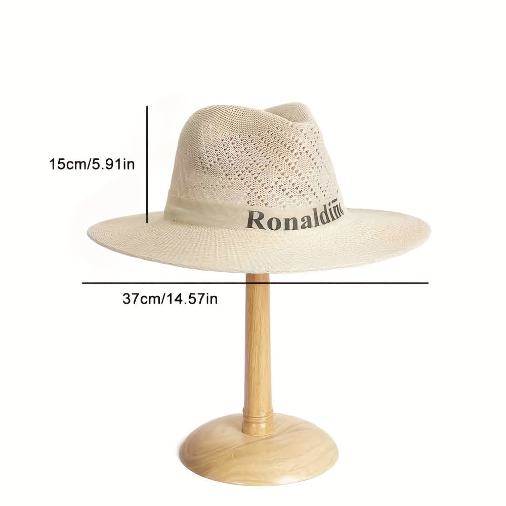 Men's Cowboy Hat Foldable Sun Hat Bowler Hat