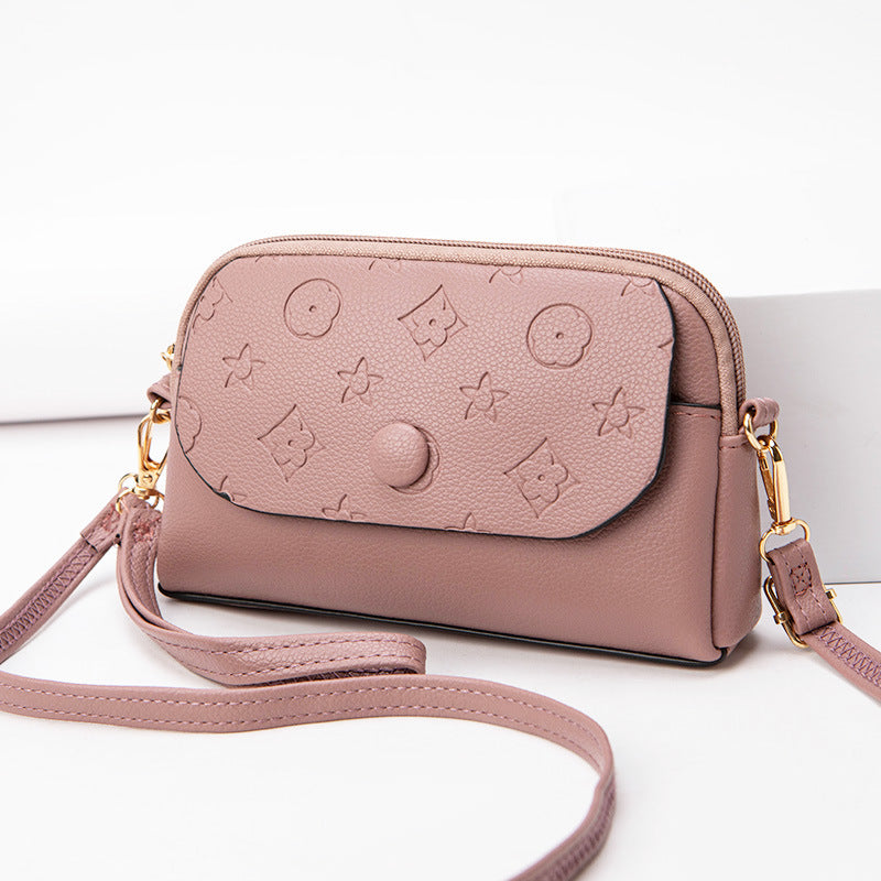 Mini Square Crossbody Bag PU Shoulder Bag Women's Handbag