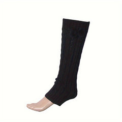 Women's Knitted Harajuku Leg Socks Warm Cold Leg Warmer