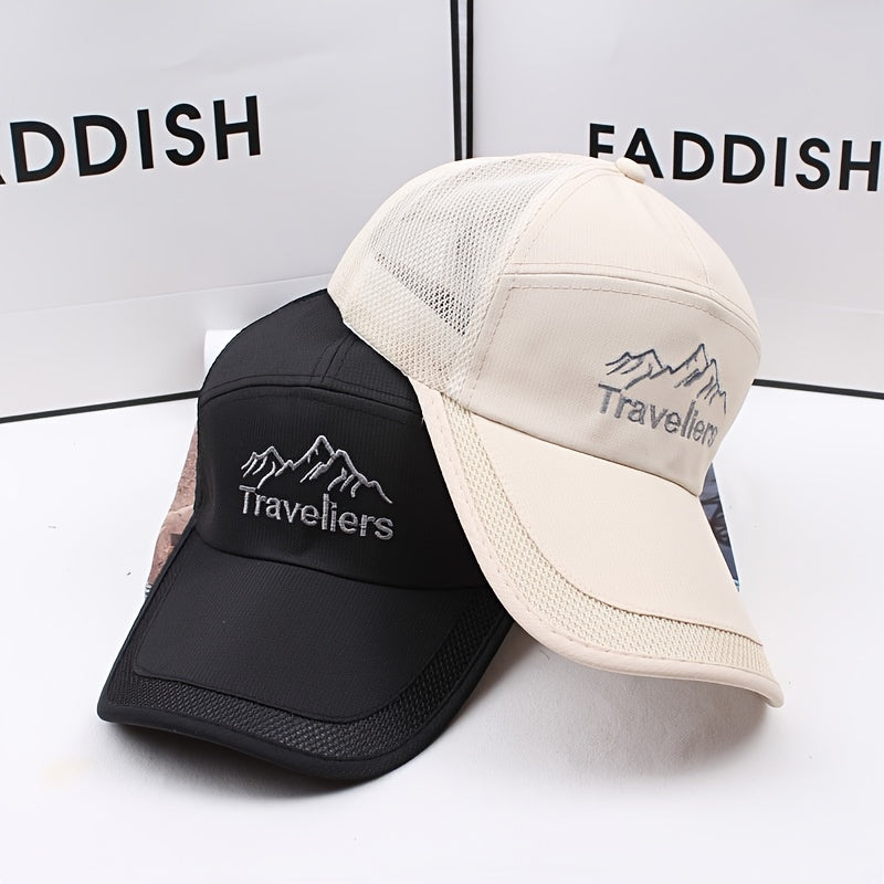 Men's Outdoor Sunshade Peaked Cap Quick Dry Baseball Cap