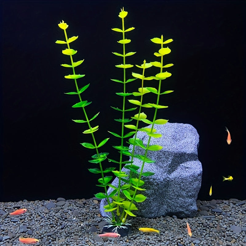 2pcs Lifelike Artificial Water Plants for Stunning Aquarium Landscape