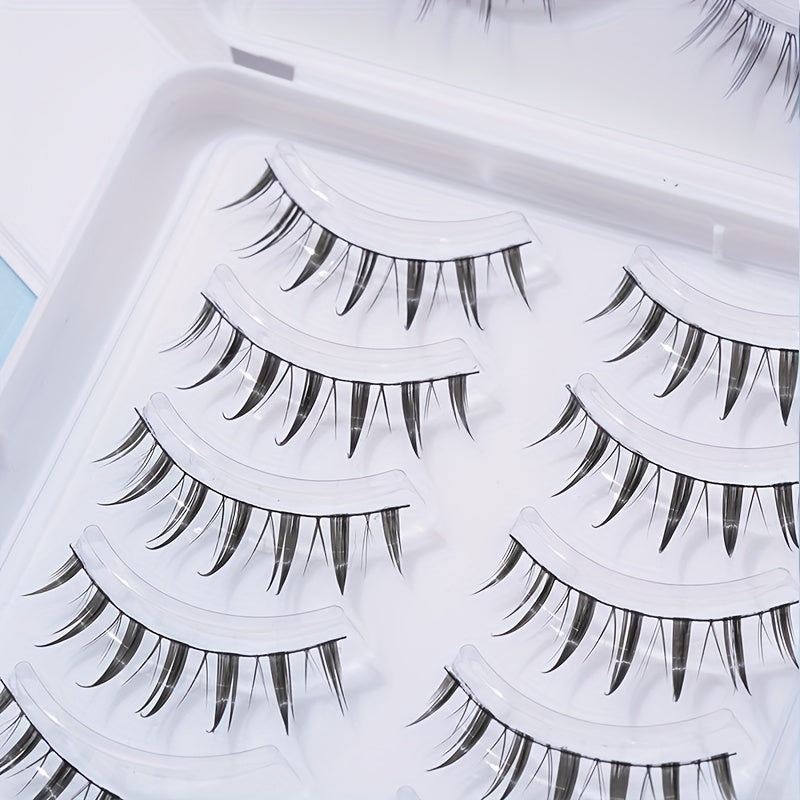 20 Pairs Fluffy Natural False Eyelashes Pack